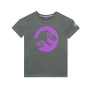 Jurassic World Girls T-Shirt Gray Sizes 6-14